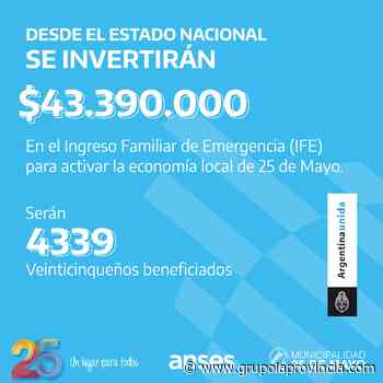 El Estado Nacional invertirá 43.390.000 pesos en Veinticinco de Mayo - Grupo La Provincia