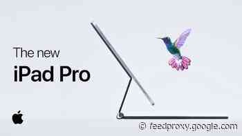 iPad Pro ad pushes ‘floating design’ of new Magic Keyboard with trackpad