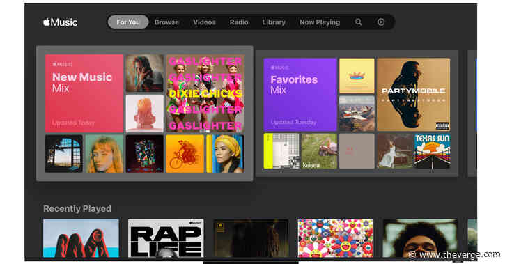 Samsung smart TVs are getting an Apple Music app