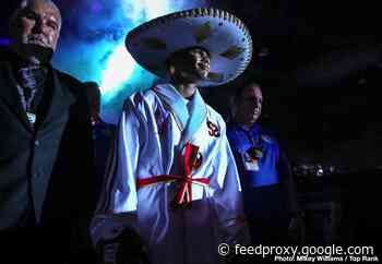 Shakur Stevenson and Eddie Hearn trade words