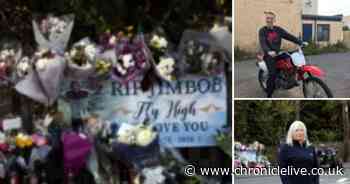 Heartbreak as flowers left at shrine for tragic biker are damaged