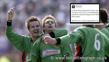 'I am now their queen': American Morgan Day inducted as newest Glentoran fan after discovering dramatic derby