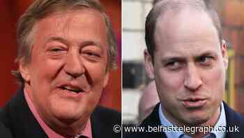 William stars in Blackadder sketch with Stephen Fry on Big Night In charity show