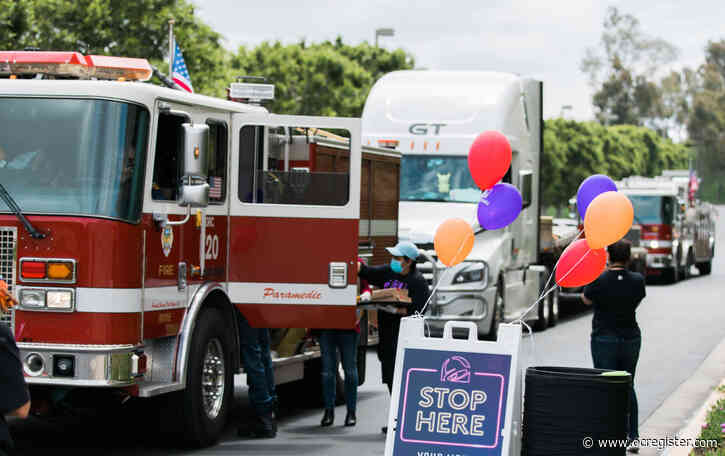 Taco Bell turns its Irvine headquarters into a ‘truck-thru’ for coronavirus responders
