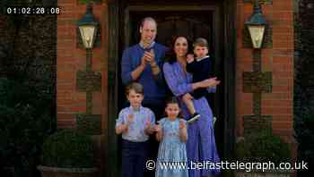 Royal family leads the way during weekly clap for carers