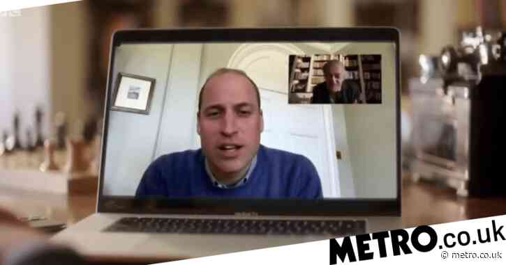 Prince William and Stephen Fry join forces for iconic skit as they chat about EastEnders and Tiger King