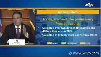 Governor Cuomo announces preliminary results of the antibody testing in the state