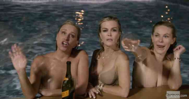 RHONY: Tinsley Moritmer, Leah McSweeney and Sonja Morgan Skinny Dip During Wild Hamptons Party