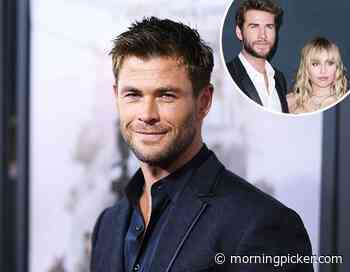 Chris Hemsworth appears to address Liam Hemsworth and Miley Cyrus split!! - Morning Picker