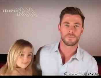 Watch Chris Hemsworth's 6-Year-Old Son Crash His Video Interview - E! NEWS