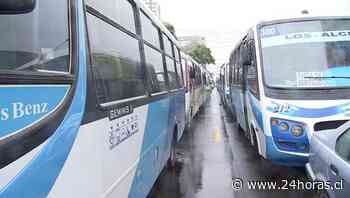 Choferes buses Lota-Coronel cumplieron 40 días en paro - 24Horas.cl