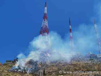 Atiende Bomberos reporte de incendio en el Cerro Coronel - Omnia
