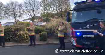 Emergency services show gratitude to Stanley Park Care Home staff