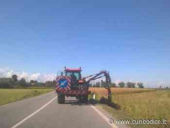 Da maggio riprende lo sfalcio erba lungo le strade provinciali - Cuneodice.it