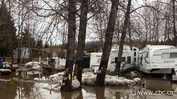'Icebergs' smash through RV park, sweeping away trailers and leaving destruction