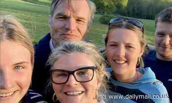 Susannah Constantine shares first full family photograph EVER taken to celebrate silver wedding