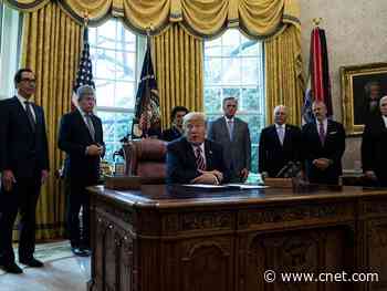 Trump says Apple CEO Tim Cook expects economy to see sharp rise after coronavirus     - CNET