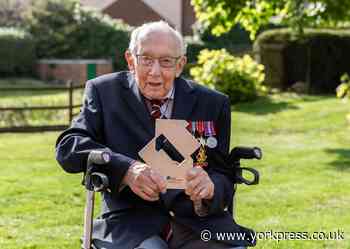 Captain Tom Moore tops singles chart in time for 100th birthday