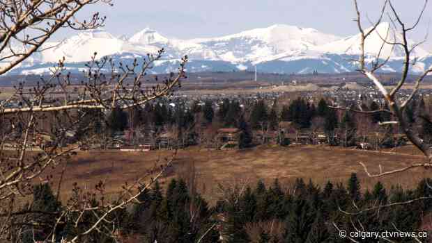 Higher than average snow pack in the mountain parks