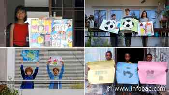 De Buenos Aires a Tokio en 60 fotos: las historias detrás de los dibujos de los niños encerrados por la cuarentena del coronavirus en todo el mundo - infobae