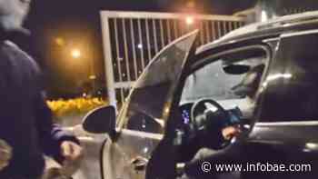 Marcelo Tinelli llegó a Buenos Aires esta madrugada, manejando su camioneta y usando barbijo - infobae