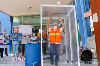 Donan cámara de desinfección en centro de salud de Montero | EL MUNDO - Diario Líder de Información en Bolivia - El Mundo (Bolivia)