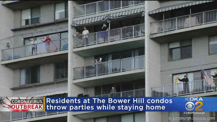 Mt. Lebanon Condo Residents Have Nightly Balcony Party While Socially Distancing