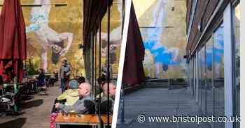 Pictures show just how different Stokes Croft is in and out of lockdown