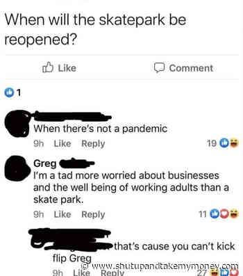 When Will The Skatepark Be Reopened? – Meme
