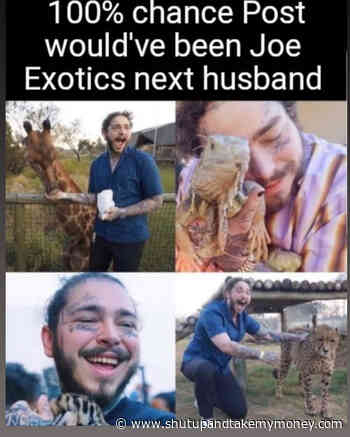 100 Percent Change Post Malone Would’ve Been Joe Exotic’s Next Husband – Meme