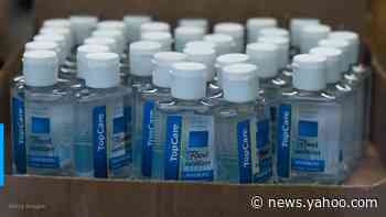 Retailer charged with hoarding, price gouging on sanitizer