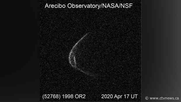 Giant asteroid flying by Earth next week looks like it's wearing a face mask