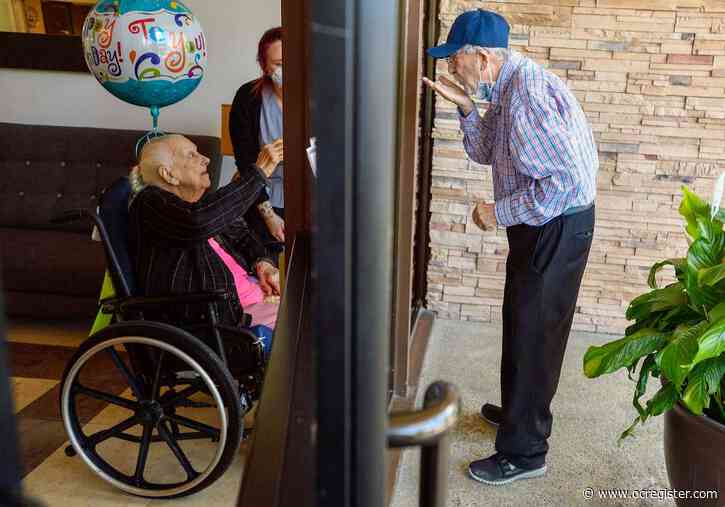 Bittersweet family reunion: Quarantined, nursing home resident marks her 108th birthday