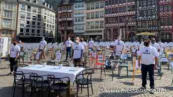 "Leere-Stühle"-Protest gegen Corona-Misere: Gastronomen fürchten Pleitewelle - hessenschau.de