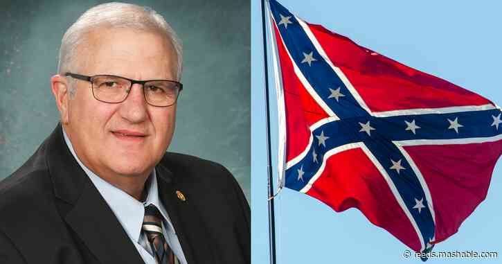 Michigan senator denies wearing Confederate flag face mask, then apologizes