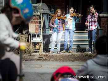 Old Ottawa South residents treated to (almost) impromptu fiddling trio