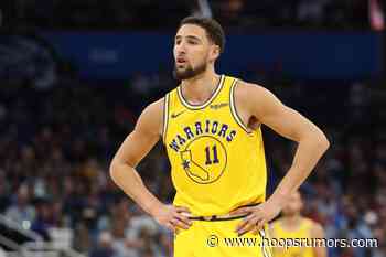 Klay Thompson Still Waiting For Medical Clearance - hoopsrumors.com