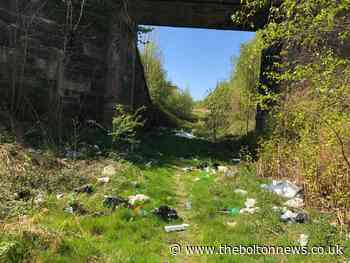 Human faeces and drug paraphernalia found in old railway cutting near Leverhulme Park
