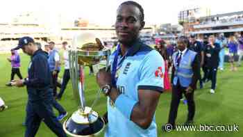 Jofra Archer: England World Cup winner searches for medal in lockdown