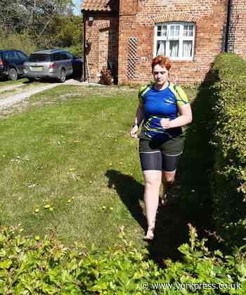 Hazel’s marathon round and round her garden