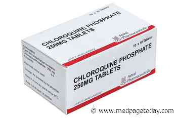 High-Dose CQ Tied to Death, Cardiac Events in COVID-19 Patients
