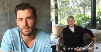 Chris Hemsworth shares his at-home workout with household items - Nine