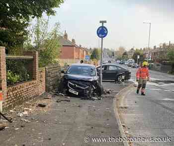 Emergency services called after two car smash in Hulton Lane - The Bolton News