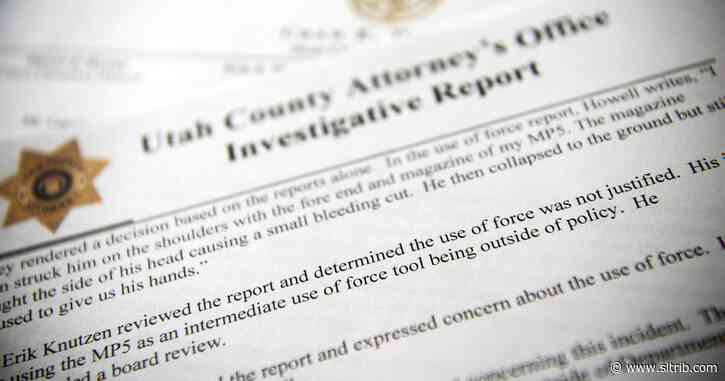Utah County deputies were investigated for beating suspects, but not charged. Here are the details.