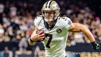Source: Saints to re-sign QB Hill to $21M deal