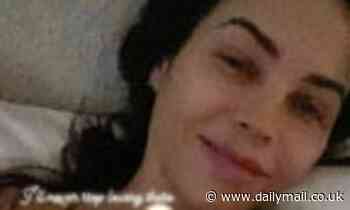 Jenna Dewan beams with joy as she enjoys a cuddle session with her baby boy Callum
