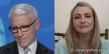 Anderson Cooper moved to tears by widow whose husband, 32 died from COVID-19
