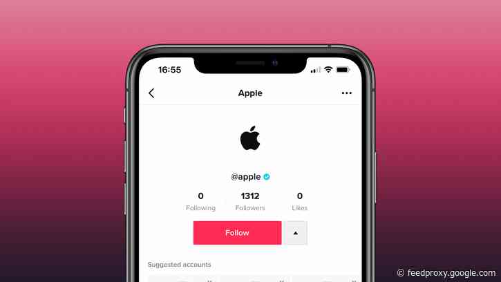Apple now has an official TikTok account, but it hasn’t posted anything just yet