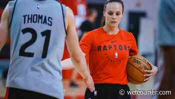 UNI grad Brittni Donaldson embraces coaching during Toronto's NBA title defense - Waterloo Cedar Falls Courier