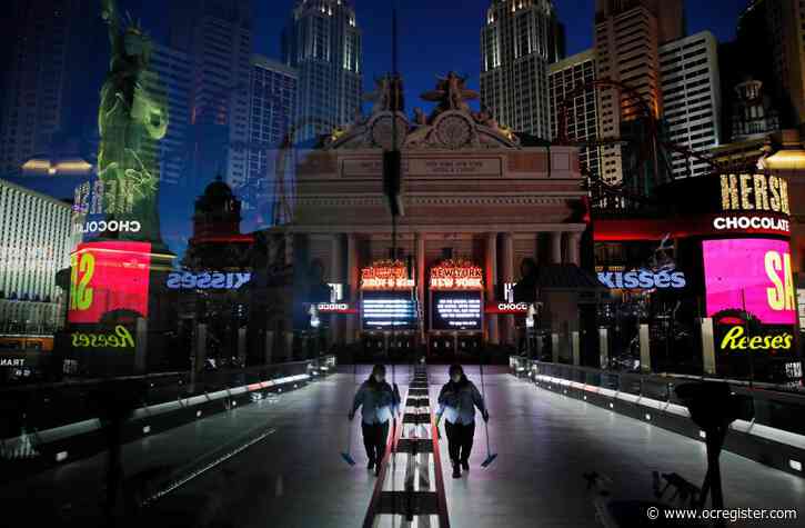 Muted and vacant, Las Vegas struggles to survive shutdown